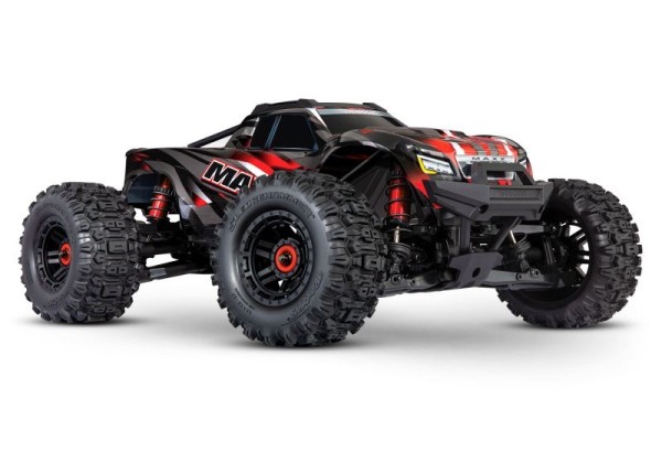TRAXXAS MAXX 4x4 rot 1/10 Monster-Truck RTR Brushless, ohne Akku und Ladegerät