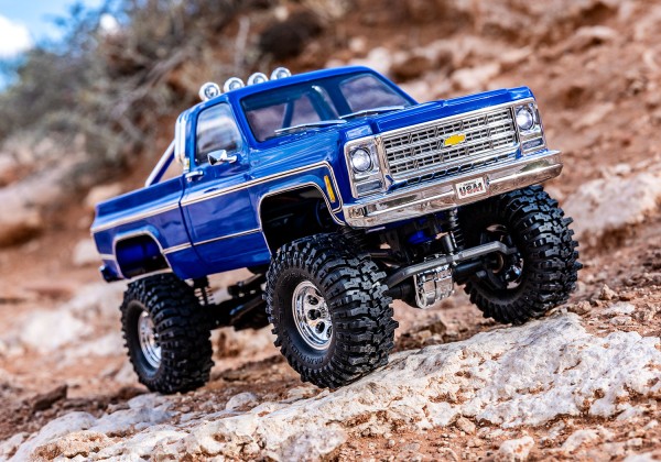 TRAXXAS 1/18 TRX-4M Chevrolet K10 4×4 High Trail Edition RTR blau