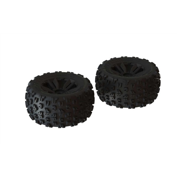 ARRMA 1/8 dBoots Copperhead2 LP Tire Set Komplettrad Kraton 6S ARA550059