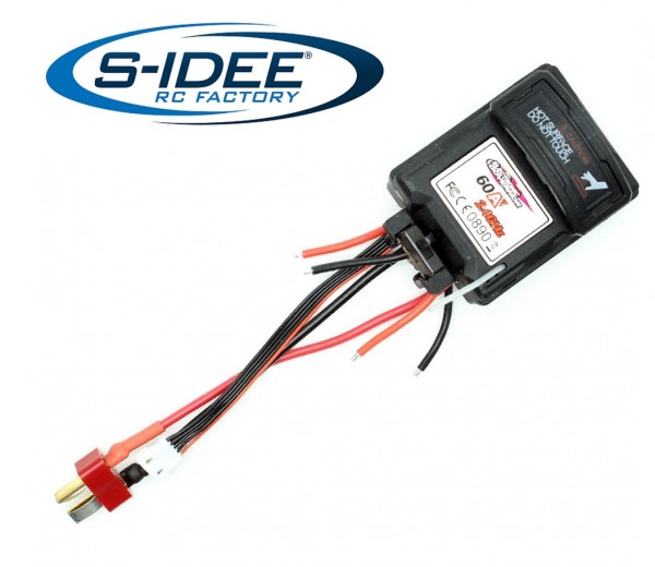 s-idee® 25-ZJ07 9125 Empfänger Elektronischer Geschwindigkeitsregler RC-Modell S9125 18173
