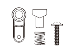 s-idee® 16702 Servoarmkit für MJX 16207 16208 16209 16210 H16 H16H H16E H16P