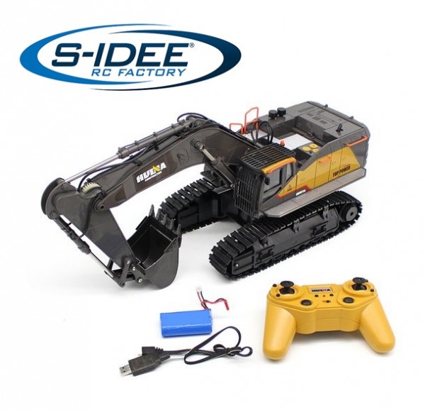 s-idee® S1592 Rc Bagger Truck 1:14 Lkw Huina 1592