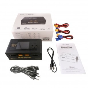 GEA300WDUAL-EB GensAce Ladegeraet iMars D300Dual Channel 300W Schwarz Doppellader
