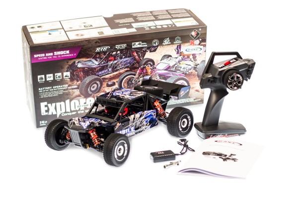 s-idee® 124018 RC Car 1:12 2,4 GHz 55 km/h schnell proportional Monstertruck