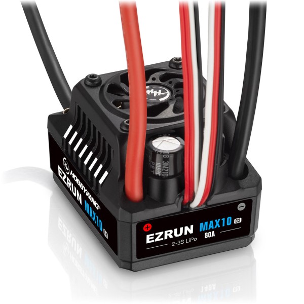Ezrun MAX10 G2 Regler 80 Amp, 2-3s LiPo, BEC 5A