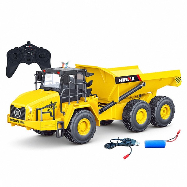 s-idee® 1553 Rc Dump Truck 1:16 Lkw 9 Kanal Kipplader Muldenkipper Huina 1553