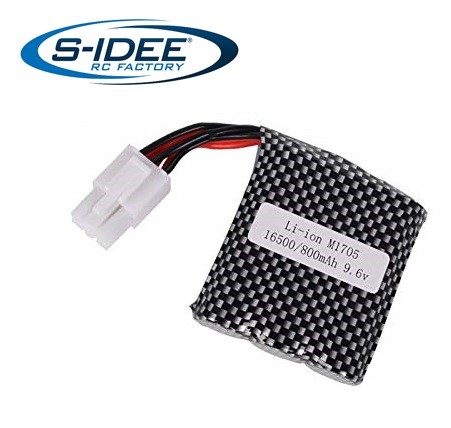 s-idee® Ersatzakku 9.6V 800mAh Zubehör Ersatzteil für RC-Modell 9115 9116