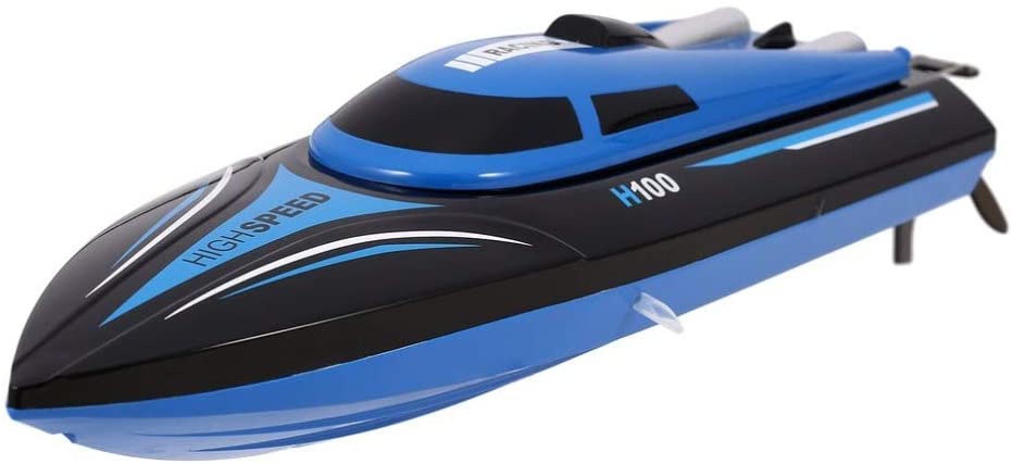 efaso RC-Boot H100 Ferngesteuertes Boot 25km/h - Racing Boot mit  LCD-Controller, Alatmisgbal bei schwachem Akku