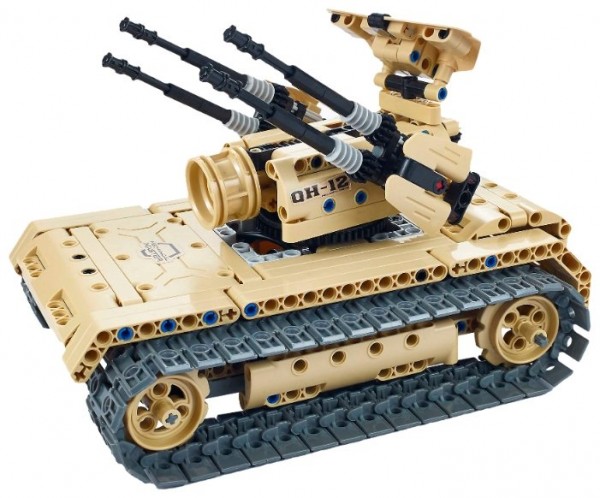 s-idee® 8012 RC Militär Bausteinpanzer mit Fernsteuerung