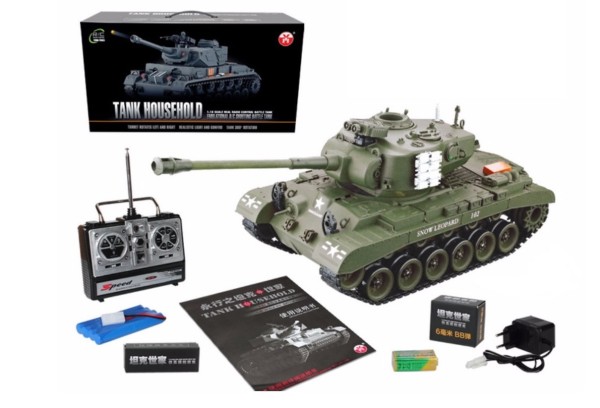 s-idee® RC Panzer YH4101E-3 Snow Leopard mit Airsoft-Feuerung 1:16 2.4 Ghz