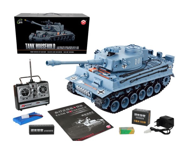 s-idee® RC Panzer YH4101E-1 German Tiger 1:16 2.4 Ghz