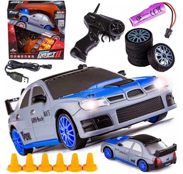 s-idee® SC24A06 Drift Car 1:24 Ferngesteuertes RC Auto blau