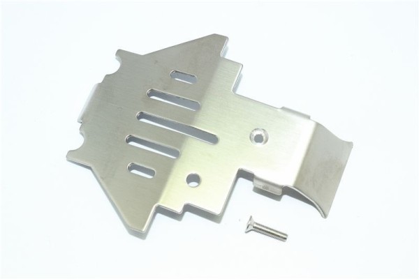 GPM Edelstahl Unterbodenschutz Mittelgetriebe TRX4 6 WLTOYS 104010 104011 104006