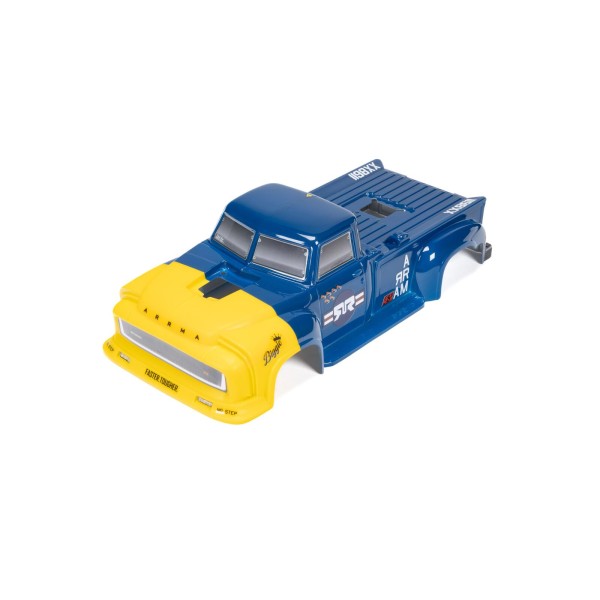 1/8 Painted Body with Decals, Blue: NOTORIOUS 6S BLX V6 ARRMA - ARA-1542