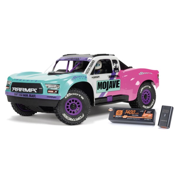 1/16 MOJAVE GROM 223S DSC 4X4 RTR Brushless Desert Truck, Teal mit Akku & Ladegerät