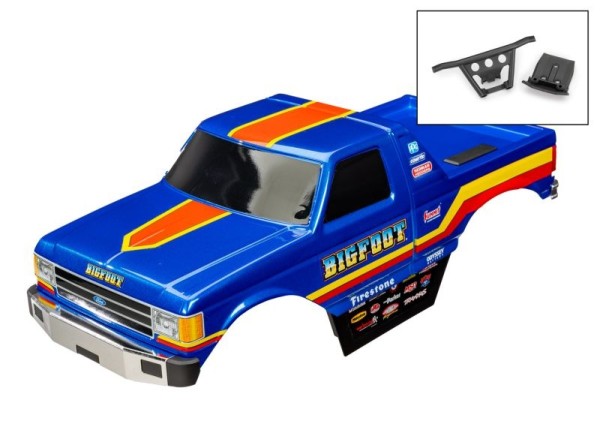 Karosserie BIGFOOT No.8 blau TRAXXAS 4x4 Bigfoot, Stampede