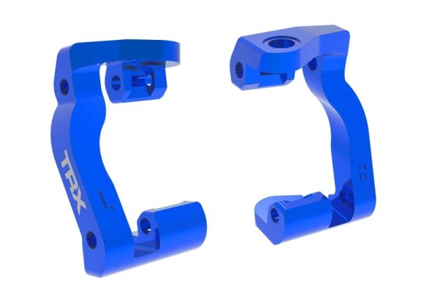 Nachlauf-Blöcke l/r 6061-T6 Alu blau TRAXXAS Mini-Maxx