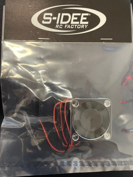s-idee® 30mm Metall Highspeed Lüfter 18000rpm 30x30mm 8,5v Silber