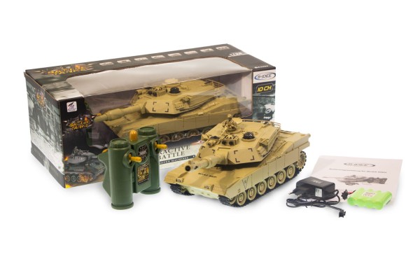 s-idee® Battle Panzer 99803 1:28 mit integriertem Infrarot Kampfsystem 2.4 Ghz RC R/C