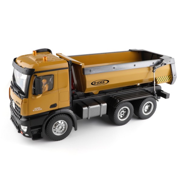 s-idee® S1573 Rc Dump Truck 1:14 Lkw 10 Kanal Kipplader Huina 1573 ferngesteuert Kipper