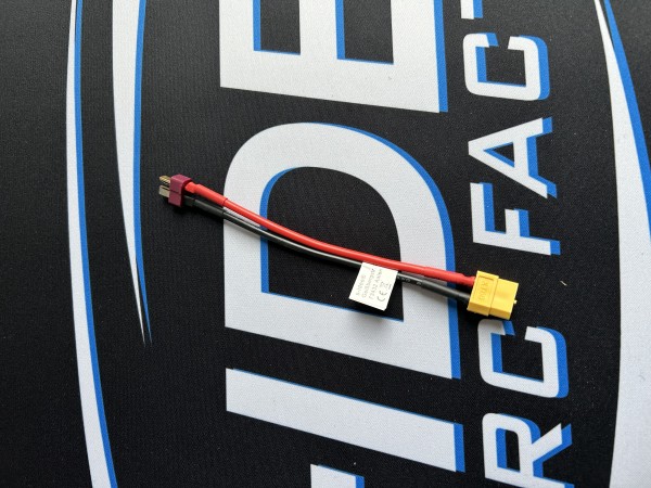 s-idee® 02409 Adapter XT60 Weiblich zu T-PLUG Männchen 14AWG 130mm