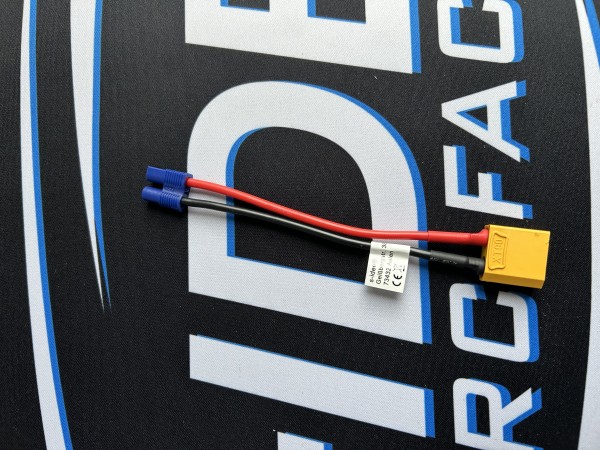 s-idee® 02402 Adapter EC3 Weiblich zu XT90 Männchen 14AWG 130mm