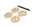Messing-Gegengewichtsgetriebeabdeckungen für Vorder- und Hinterachse 4 Stück/Set H12y/h12y+