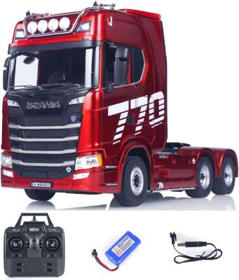 s-idee® 1501 rot Scania 770S 1/18 RC Truck Huina – RTR LKW mit