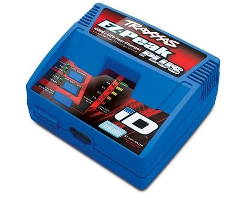 EZ-Peak Plus Schnell-Lader, 4A, NiMH/LiPo 2-3s TRAXXAS mit iD-Akkuerkennung