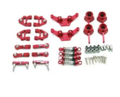 s-idee® Tuning Rot Fahrwerk-Set Metall Upgrade K989 / 284131