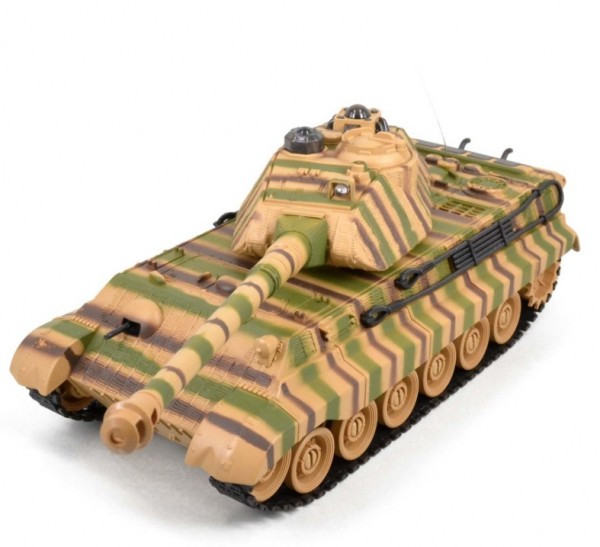 s-idee® Battle Panzer 99806 1:28 mit integriertem Infrarot Kampfsystem 2.4 Ghz RC R/C