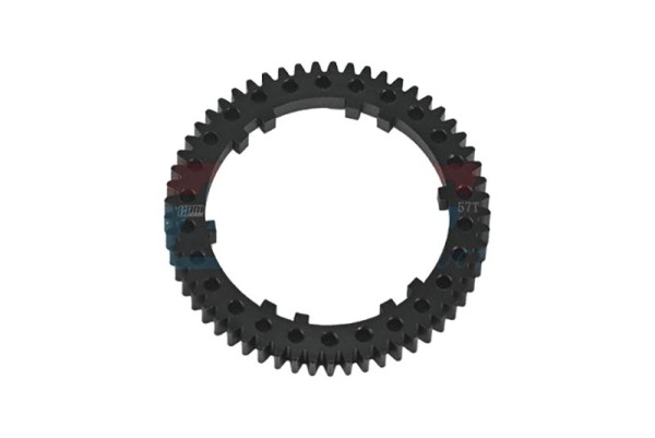 Carbon-Stahl Center-Diff-Zahnrad 57Z 0.8Mod schwarz GPM für div. ARRMA 1/8 Mojave 4S / Outcast