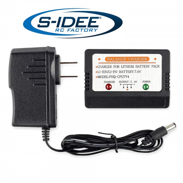s-idee® 25-DJ03 Zubehör Ersatzteil Ladegerät für RC-Modell S9125 18173 1:10
