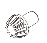 s-idee® 16402 Vorderes Kegelrad Metall für MJX 16207 16208 16209 16210 H16 H16H H16E H16P