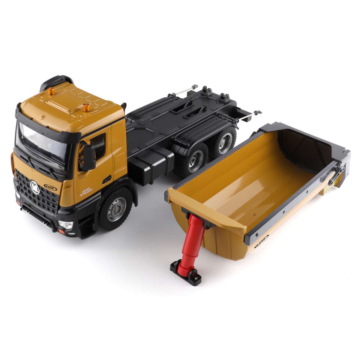 s-idee® S1573 Rc Dump Truck 1:14 Lkw 10 Kanal Kipplader Huina 1573