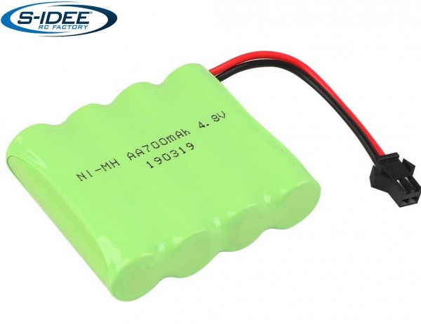 s-idee® Ersatzakku 4.8V 700 mAh Zubehör Ersatzteil für RC-Modell P1801 18132