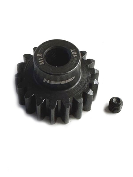 Stahlritzel 18 Zähne M1,5 8mm Bohrung