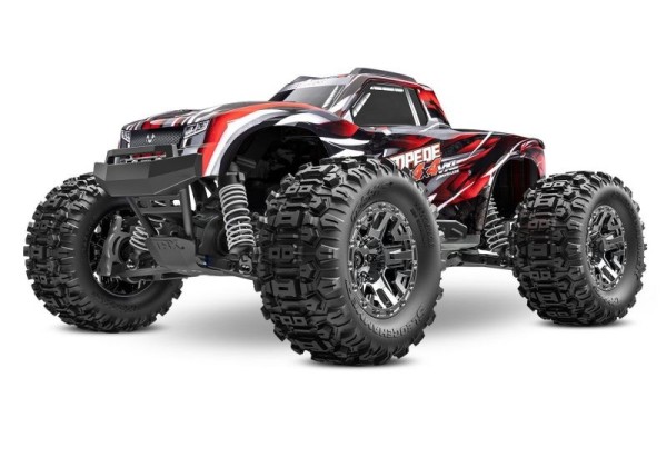 NEU TRAXXAS Stampede 4x4 VXL HD rot 1/10 Monster-Truck RTR Brushless, ohne Akku und Ladegerät