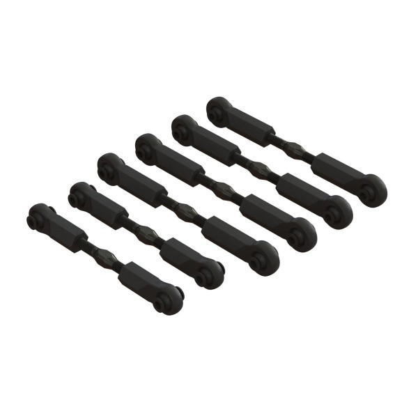 ARRMA ARA330766 ASSEMBLED TURNBUCKLE SET BIG ROCK GRANITE 3S