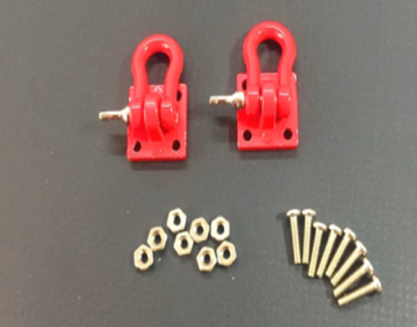 Metall Abschlepphaken für 1/10 1/8 Crawler mit Schrauben