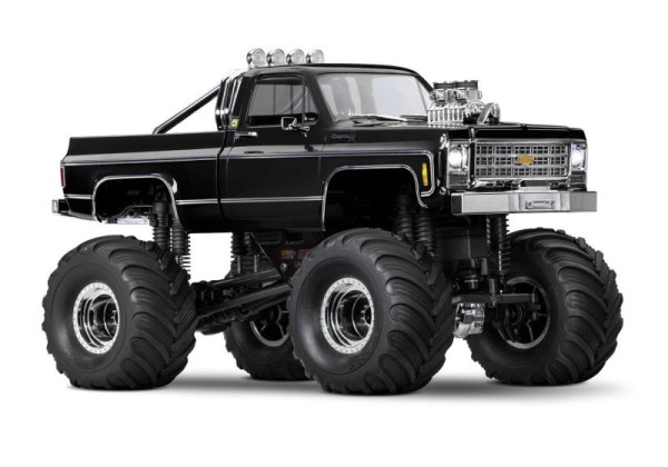 NEU TRAXXAS TRX-4MT Chevy K10 4x4 schwarz 1/18 Monster-Truck RTR Brushed, mit Akku und USB Ladegerät