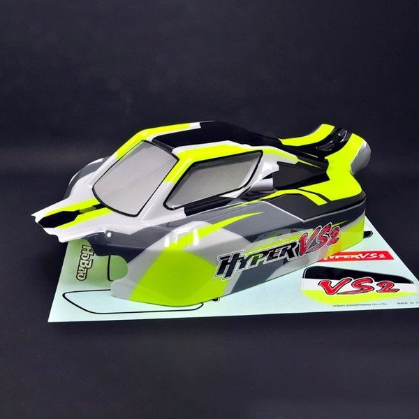 Hyper SV2 Printed Body - Yellow VS2 Lackierte Karosserie HYPER VS2