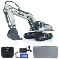 s-idee® Vollmetall Bagger 599 1:14 23 Kanal mit Sound Huina 599 Metallbagger
