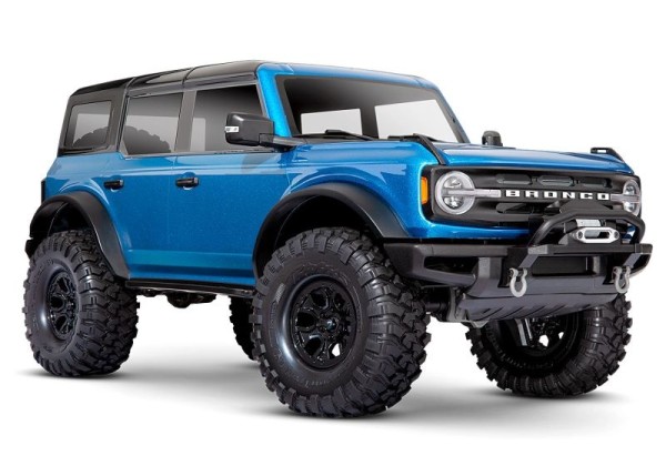 TRAXXAS TRX-4 2021 Ford Bronco blau 1/10 Crawler RTR Brushed, ohne Akku und Ladegerät