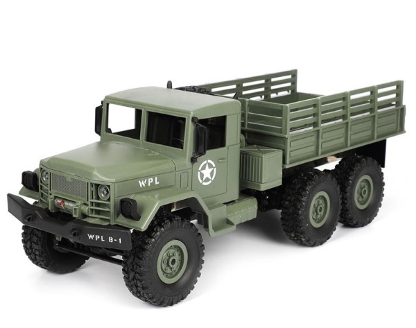 s-idee® WPL B16 1/16 6WD 2.4G Truck mit Beleuchtung ferngesteuert Militär Truck