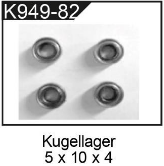 104009-K949-82 Kugellager 5x10x4