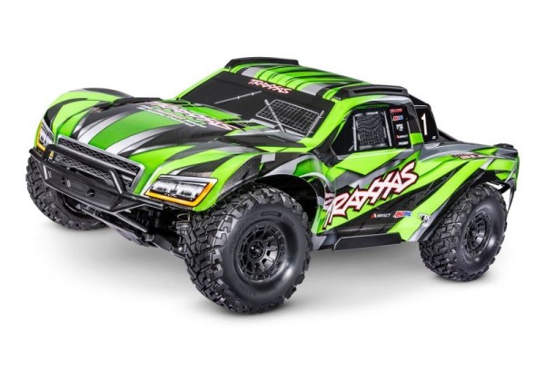 NEU TRAXXAS MAXX SLASH 6S 4x4 grün 1/8 Short-Course-Truck RTR Brushless, ohne Akku und Ladegerät