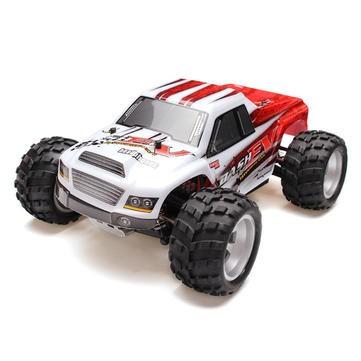 s-idee® 18108 A979-B RC Auto Buggy Monstertruck 1:18 mit 2,4 GHz 70 km/h schnell, wendig, voll digit