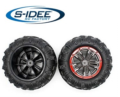 s-idee® 25-ZJ02 Zubehör Ersatzteil Reifen für RC-Modell S9125 18173 1:10