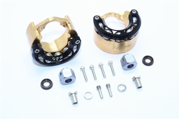Messing Radachsengewicht mit Hex +9mm (92g)TRX4&6